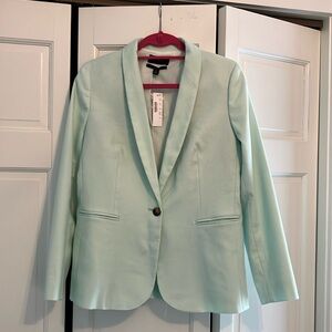 JCrew Parker blazer and pants - Color “sea spray”